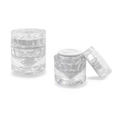 15g 30g Kosmetikverpackungsglas Luftlose Plastikcreme-Glas mit zwei Größen