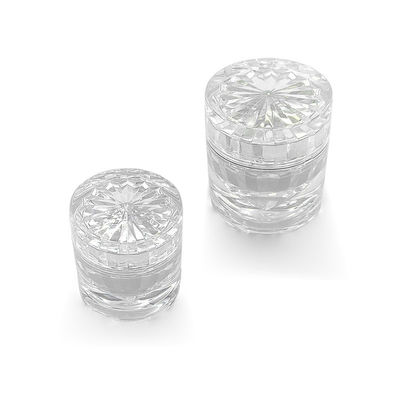 15g 30g Kosmetikverpackungsglas Luftlose Plastikcreme-Glas mit zwei Größen