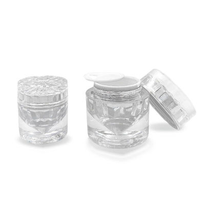 15g 30g Kosmetikverpackungsglas Luftlose Plastikcreme-Glas mit zwei Größen