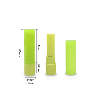 Schließung PP Grüne Lippenbalsamröhrchen Nachfüllbare Lippenbalsamröhrchen 5g