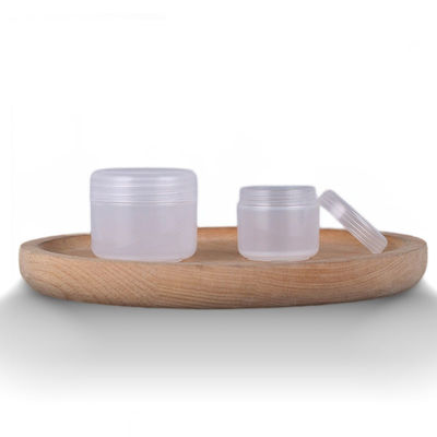 Rundes PP-Kosmetikverpackungsgefäß 100g Creme-Glas