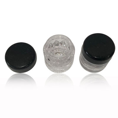 Mini-Glitter-Kosmetikverpackungsglas für Reisen oder Proben