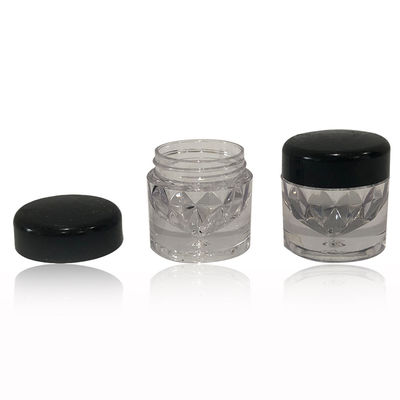 Mini-Glitter-Kosmetikverpackungsglas für Reisen oder Proben