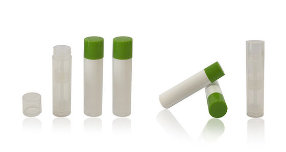 Schraubkappe Weiß bulk Kunststoff Lippenbalsam Tube 15 * 66mm Hohe Haltbarkeit
