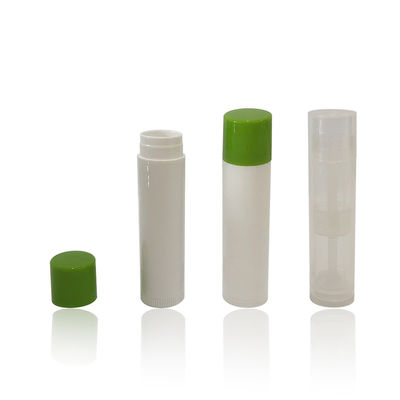Schraubkappe Weiß bulk Kunststoff Lippenbalsam Tube 15 * 66mm Hohe Haltbarkeit