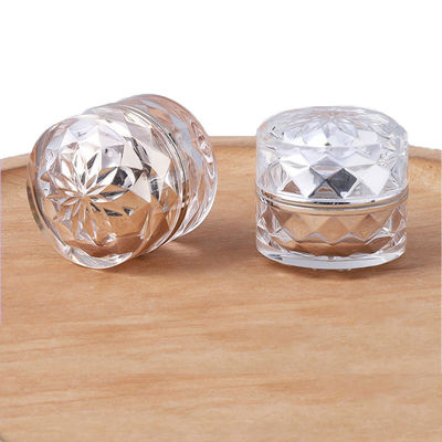 OEM ODM Farbiger Diamant Kosmetikglas Weitmunde Kosmetikgläser PMMA