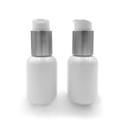 Stylische 45 ml PET/PP weiße Kosmetikflasche Kosmetische Serumflaschen