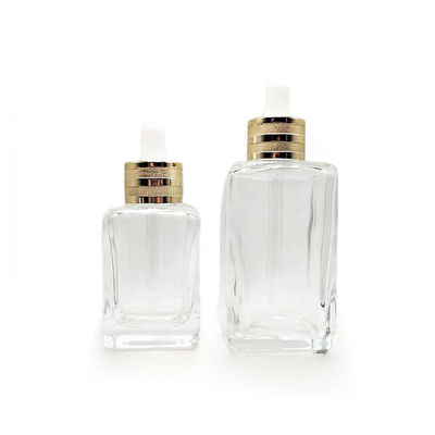 Exquisite 30 ml 50 ml leere Flaschen mit ätherischem Öl Glas-Kosmetik-Tropffflasche