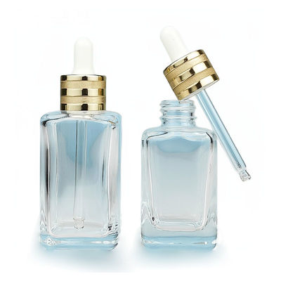 Exquisite 30 ml 50 ml leere Flaschen mit ätherischem Öl Glas-Kosmetik-Tropffflasche