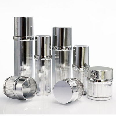 Anpassung Kosmetikbehälter Set Pumpe Flasche und Kosmetik Glas Set