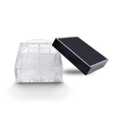 Personalisierte 45*26mm Quadratleere leere Pulverhülle mit 4 Gitter