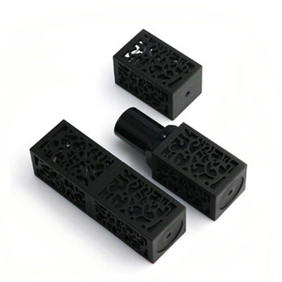 3.8g Lippenstift Verpackungsschlauch Schwarz Quadrat Lippstift Schlauch 23*74mm Größe