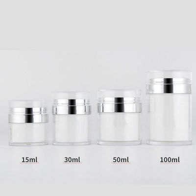 Popular Acrylic Press Foundation Flasche Doppelschicht Gesichtscreme Flaschen Augencreme Behälter