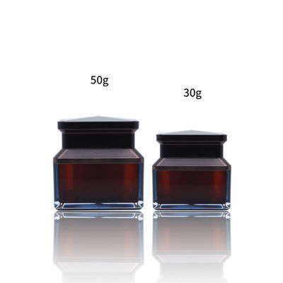 Körperpflege Kosmetik-Speicher Set Acrylkappe Custom Logo Bildschirm gedruckte Verpackung Organisator
