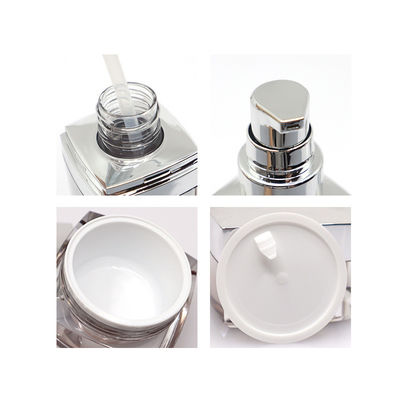 Custom Logo Printed Makeup Verpackung Sammlung / Kosmetikverpackung Set mit Pump Sprayer Cap
