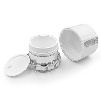 Durchsichtige 50g Kosmetikcreme mit Diamant Logo