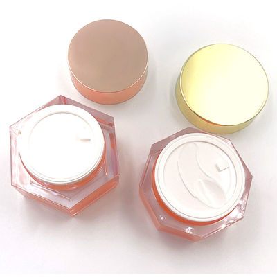 Durchsichtige Acryl-Kosmetik-Glas Diamant-Glas für Hautpflegecreme - 50g