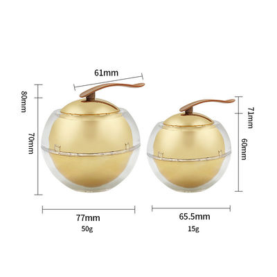 Diamant Acryl Kosmetik Glas undicht Hautpflegecreme Behälter 30g/50g