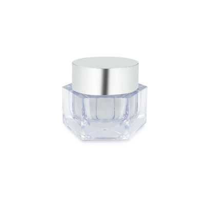 Lecksicher Hautpflegecreme Glas Einfacher Entwurf 30g/50g Kosmetikverpackung mit Probe