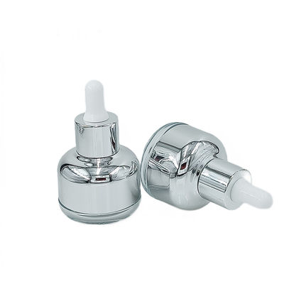 Tropfffeste Glas-Kosmetik-Flasche 50g 60g mit Seidenbilddruck