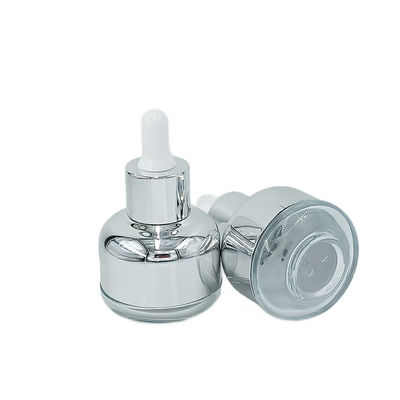 Tropfffeste Glas-Kosmetik-Flasche 50g 60g mit Seidenbilddruck